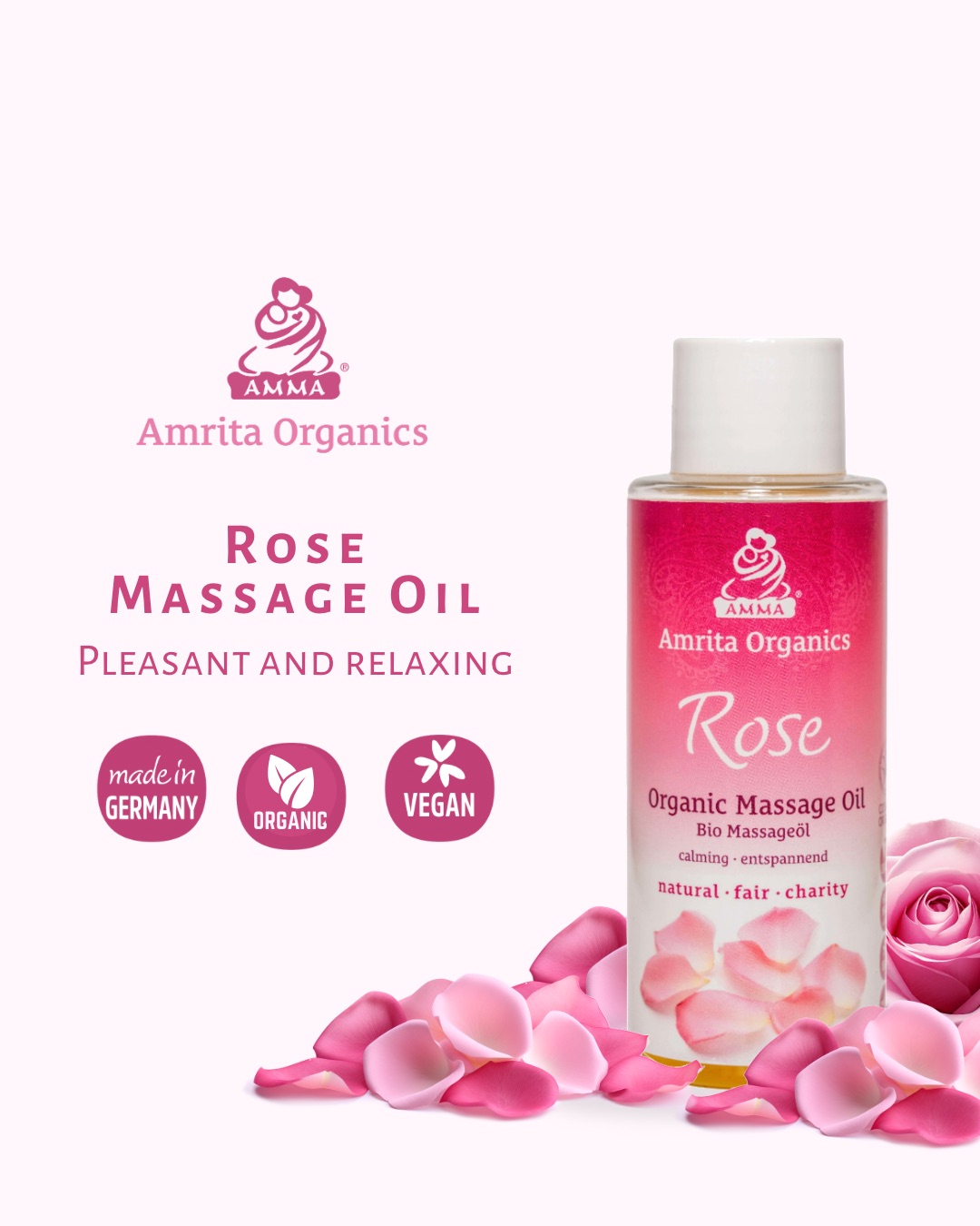 Massageöl Rose, bio