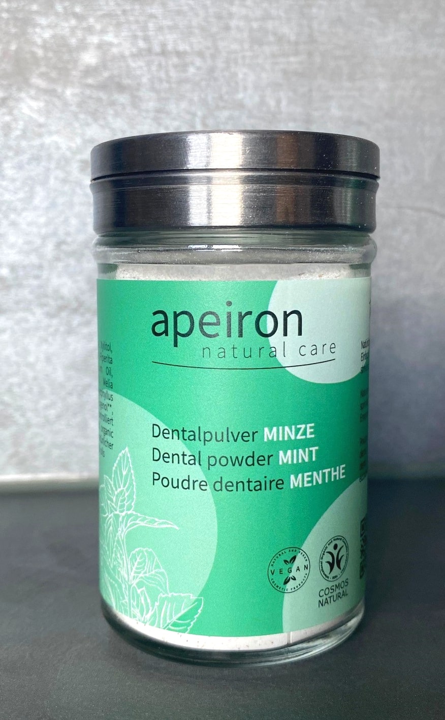 Dentalpulver Minze, Apeiron